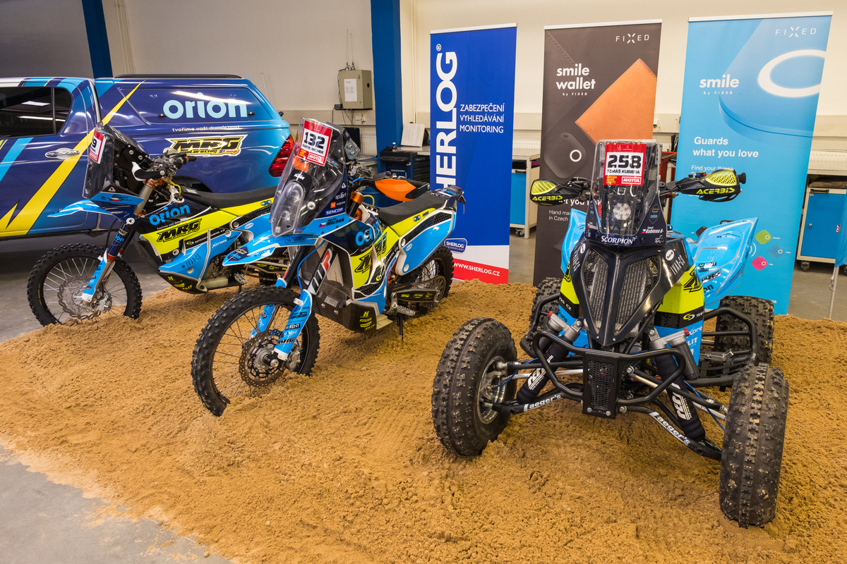 Tým MRG / Orion se připravuje na Dakar 2020